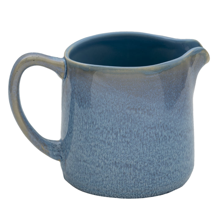 Clayre & Eef Decoratieve Schenkkan 16*10*10 cm Blauw Keramiek Rond
