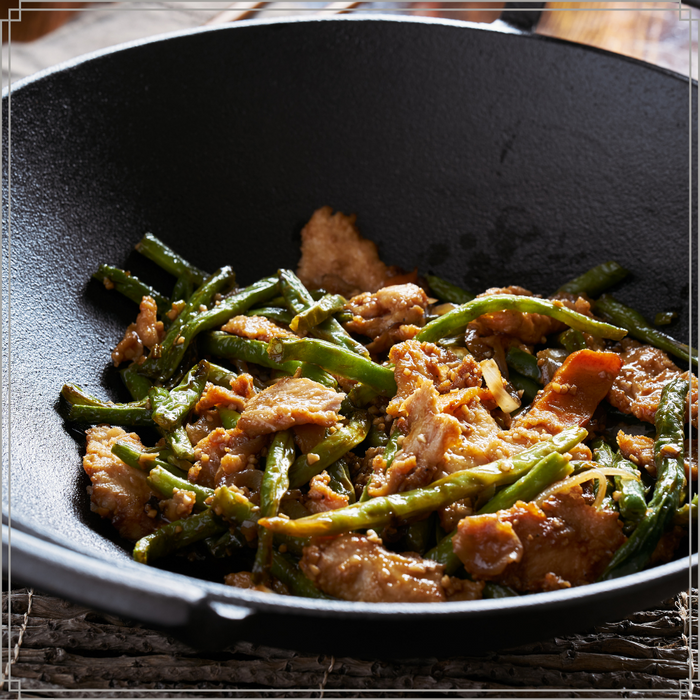 OTIX Gietijzeren Wokpan Alle warmtebronnen Wokpan Inductie Pan Zwar...