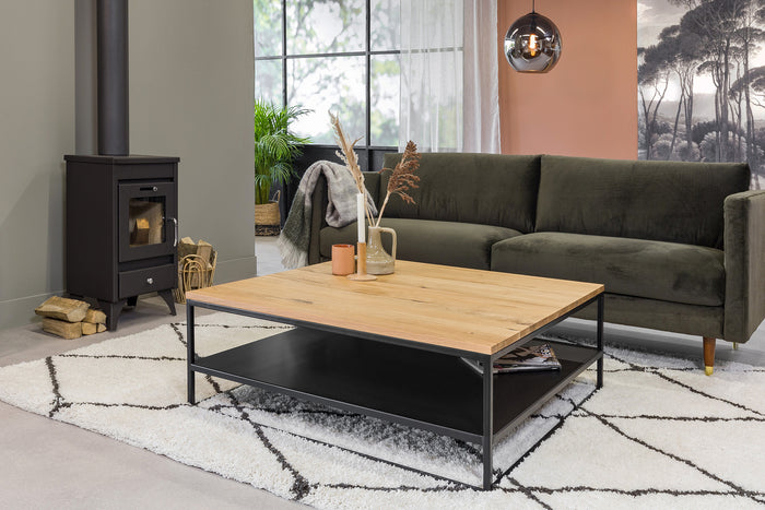 Duverger® Industry oak - Salontafel - eiken blad - naturel gebeitst -