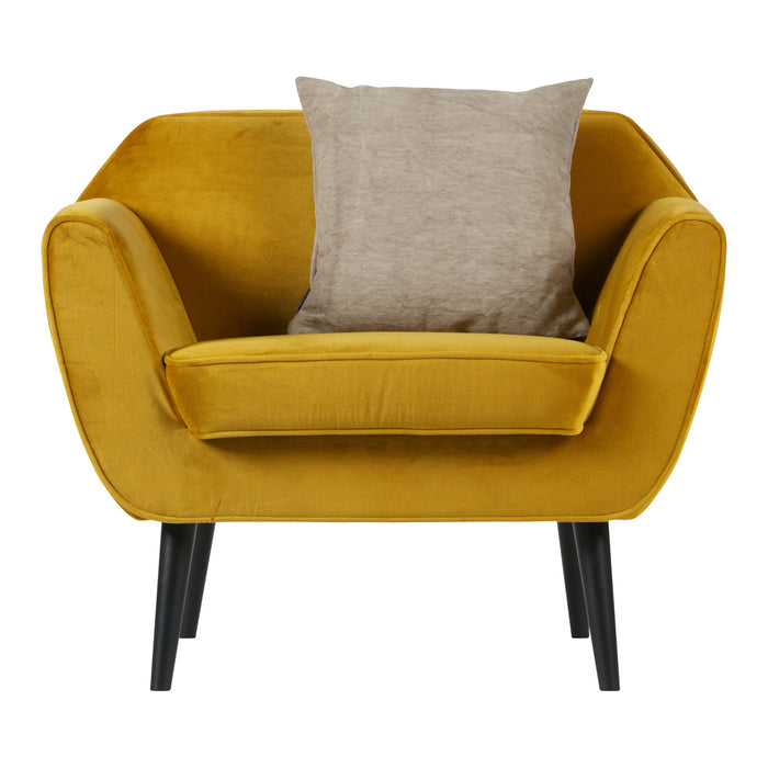 Woood Rocco Fauteuil - Velvet - Oker