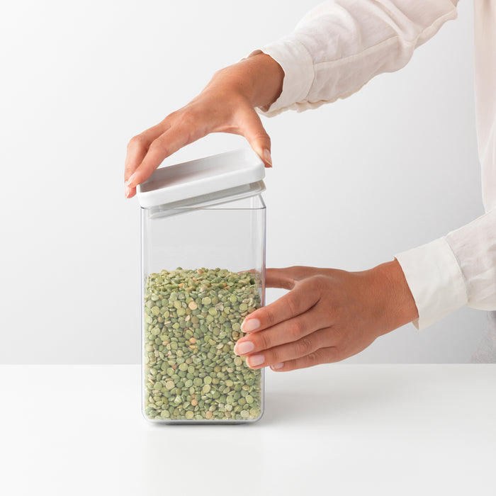 Brabantia Tasty+ Stapelbare Voorraadbus 1,6 L - Wit