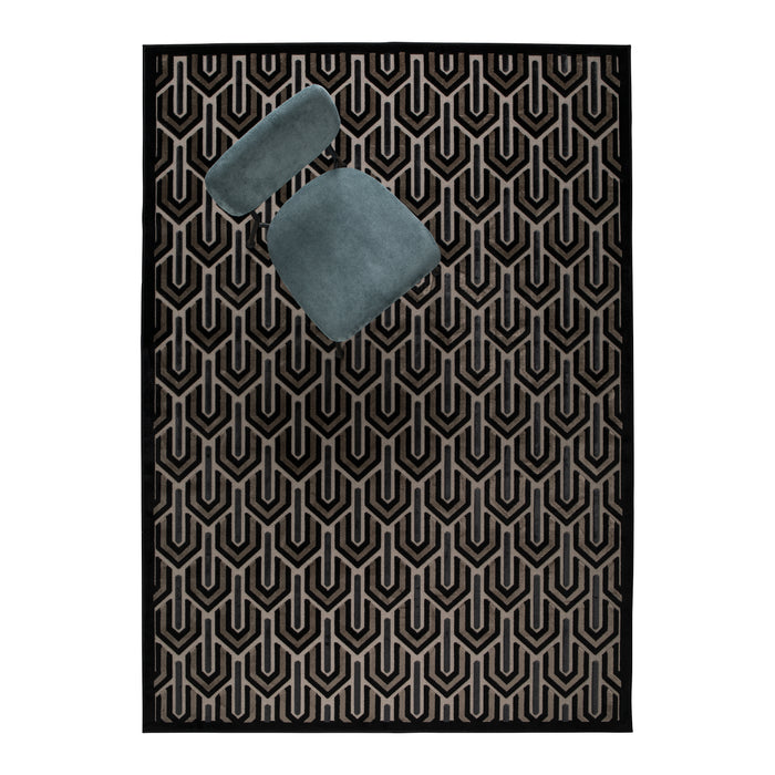 Zuiver Beverly Vloerkleed Zwart