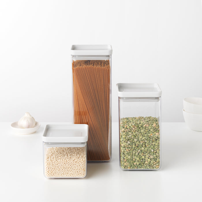 Brabantia Tasty+ Stapelbare Voorraadbus 2,5 L - Wit