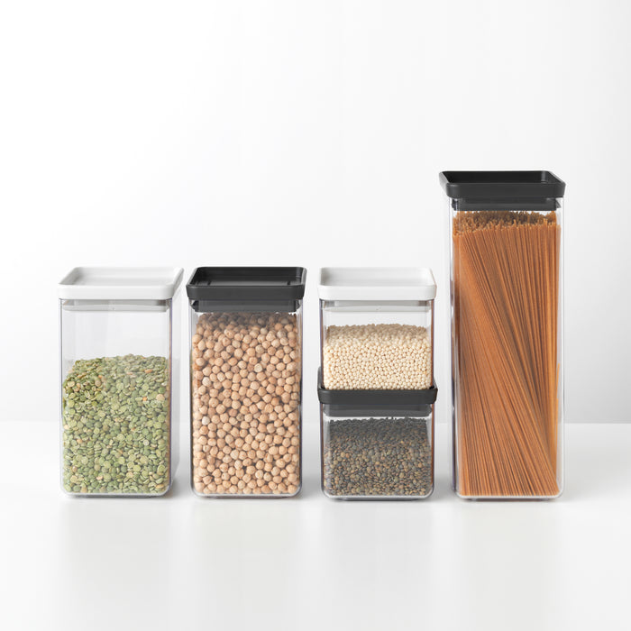 Brabantia Tasty+ Stapelbare Voorraadbus 2,5 L - Wit