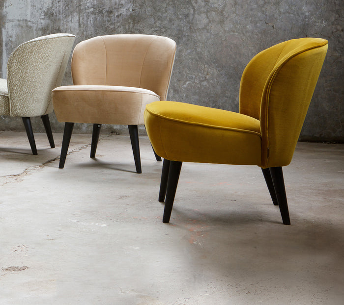 WOOOD Sara Fauteuil - Oud Roze