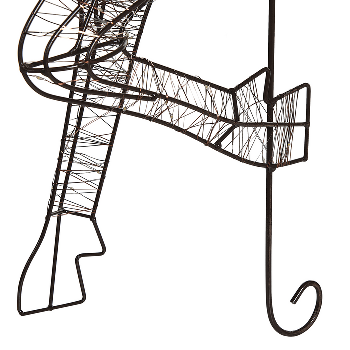 Beliani - MAHLATTI - Kerstdecoratie - Zwart - IJzer