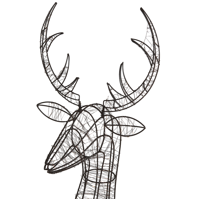 Beliani - MAHLATTI - Kerstdecoratie - Zwart - IJzer