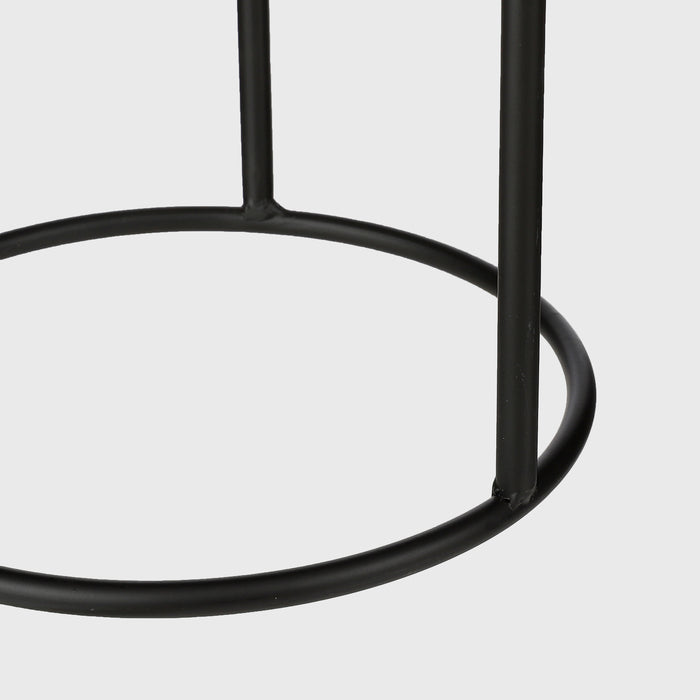 Mica Decorations Padma Plantenstandaard - H63 x Ø22 cm - Zwart