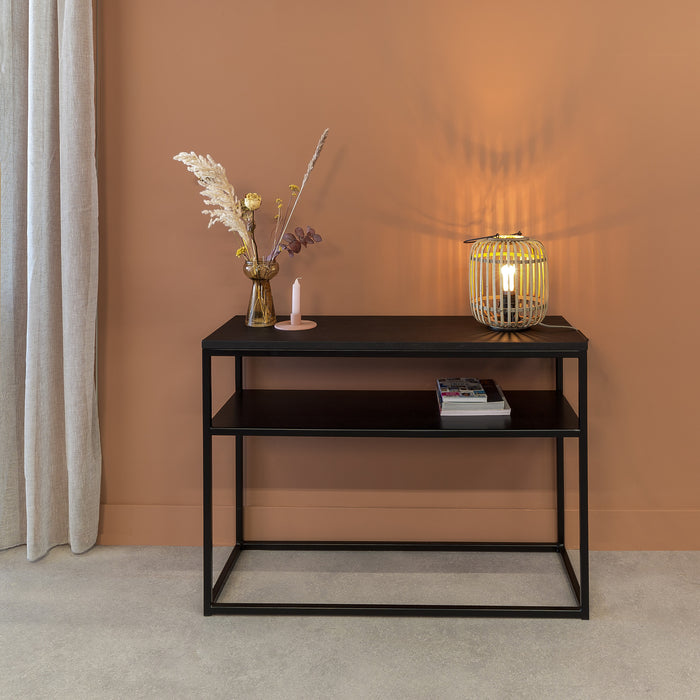 Duverger Industry oak - Sidetable - eiken blad - zwart gebeitst -