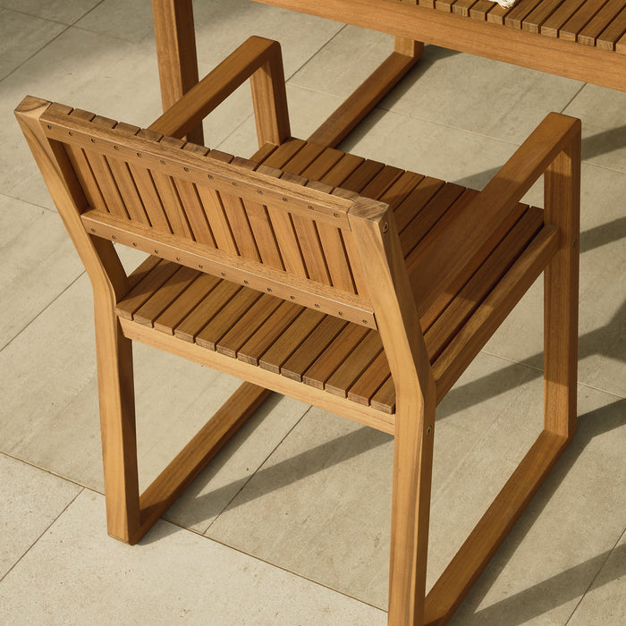 Kave Home Emili Tuinstoel - Bruin