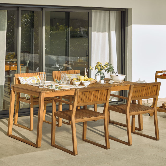 Kave Home Emili Tuinstoel - Bruin