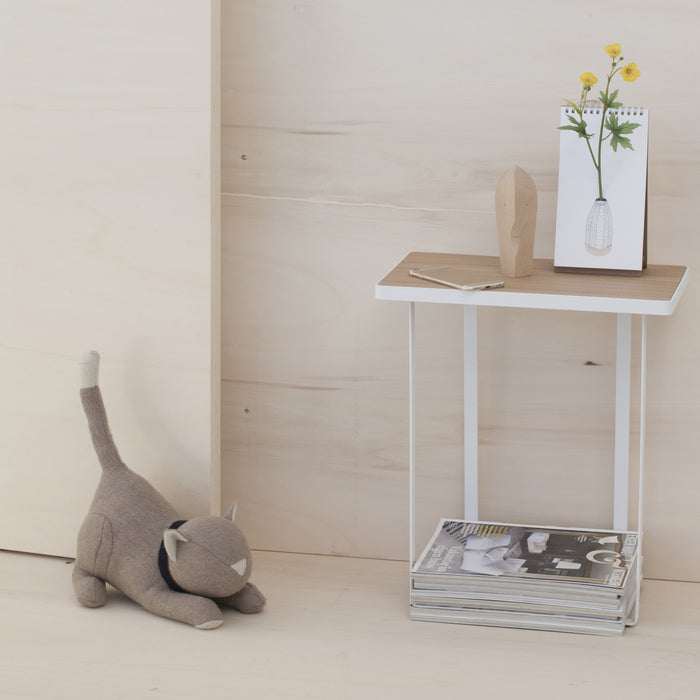 Yamazaki Tower Bijzettafel en Tijdschriftenrek