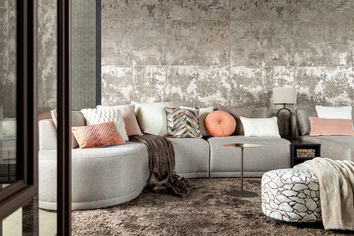 Dutch Decor sierkussen OLLY - Ø40 cm Muted Clay