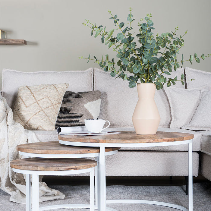 Home67 - Salontafel Bart Wit - Set van 3