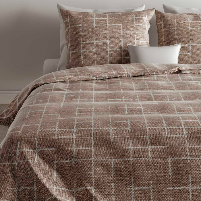 Zo! Home Zale Dekbedovertrek 200TC x 200TC/220 cm - Taupe