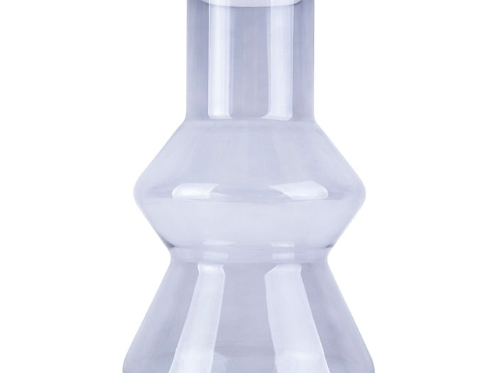 present time - Vaas Blush - Glas Donker Grijs - Medium - 12,5x25cm