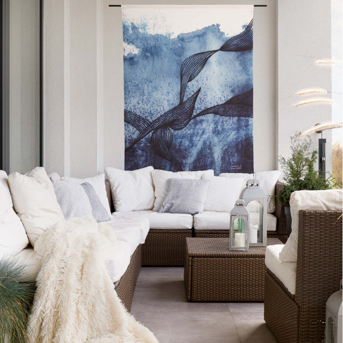 Urban Cotton - Laws of Motion Small - Wandkleed Outdoor