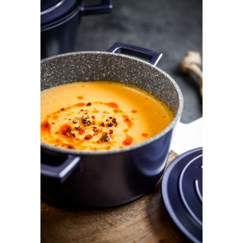 Braadpan, 24 cm, 4 L, Gietaluminium, Metallic Blauw - MasterClass