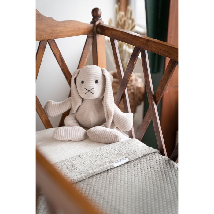 Baby's Only Wiegdeken teddy Sky - Urban Taupe - 70x95 cm