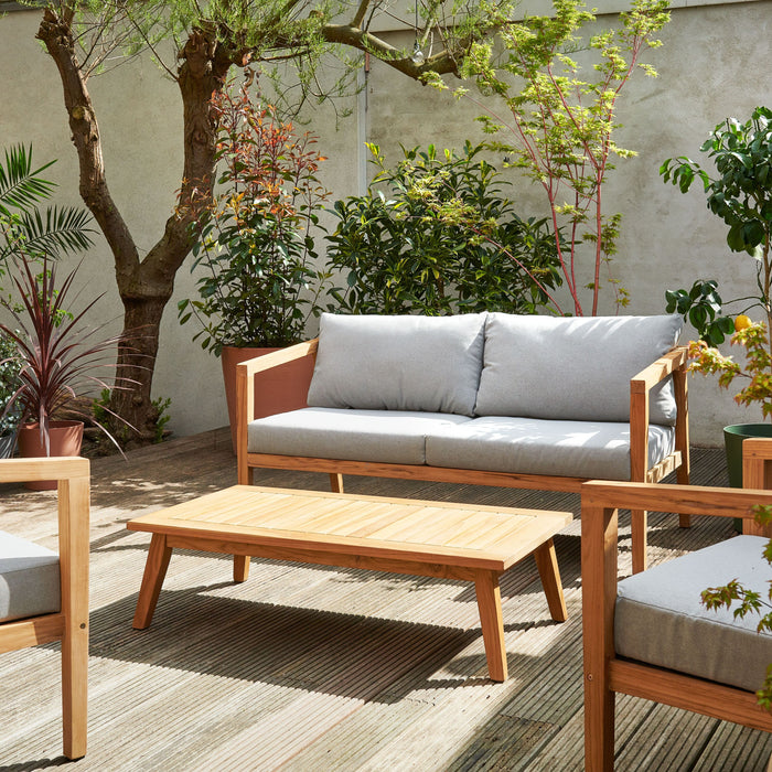 WOOOD Lucca Loungeset - 2-zitsbank en Tuinstoelen