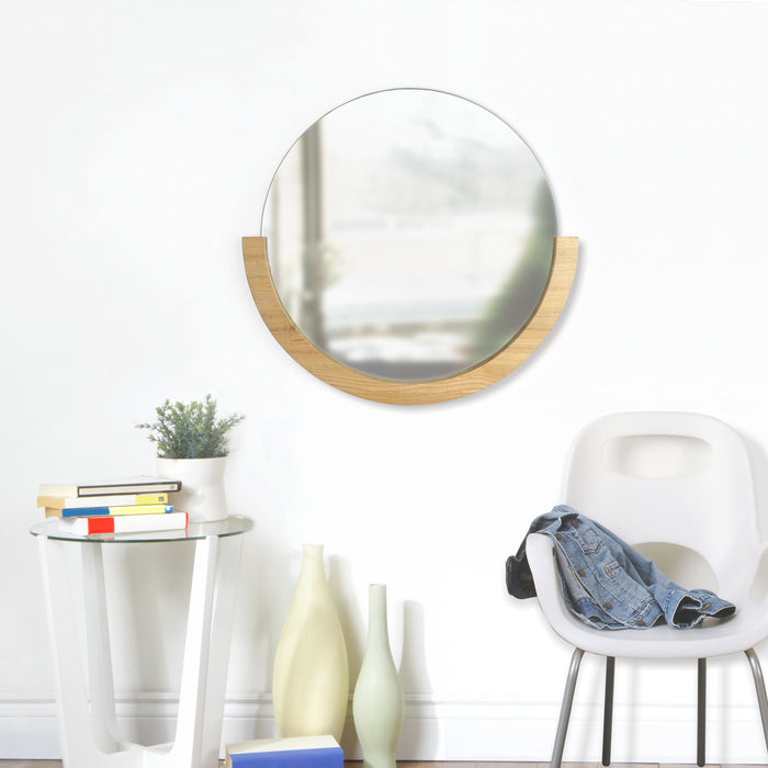 Umbra Mira Spiegel Ø 80 cm - Natural