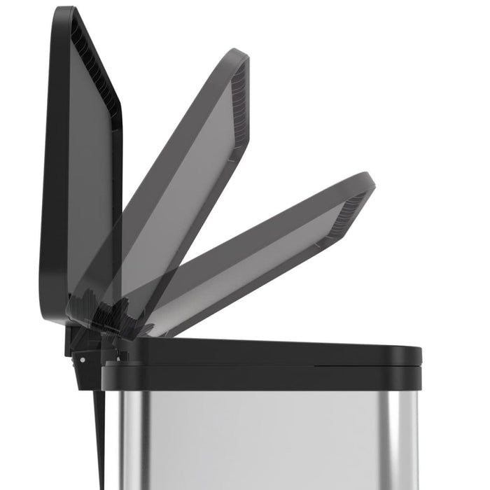 Hailo Pedaalemmer Oko Duo Plus maat L 17+9 L roestvrij staal 0630-200