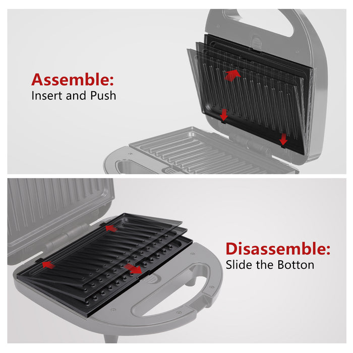Aigostar Rubik 30JVU - Tosti-ijzer