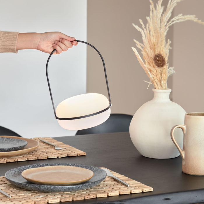 Kave Home Tea Tafellamp - Zwart