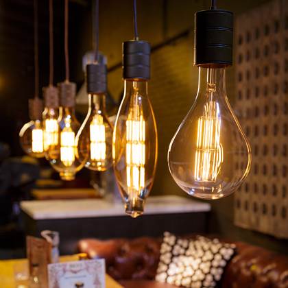 Calex LED E27 3,5W Kogel 10,5 cm Filament Lichtbron