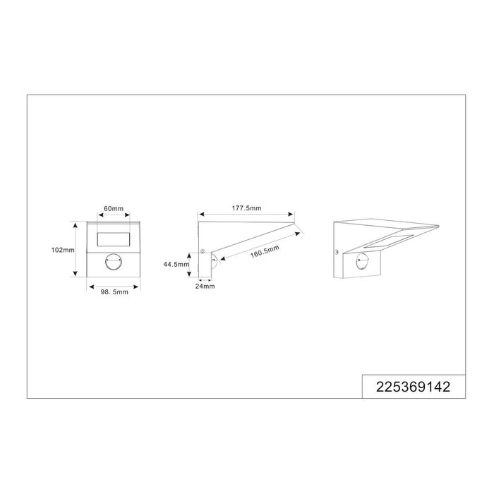 Trio Nelson Wandlamp met sensor