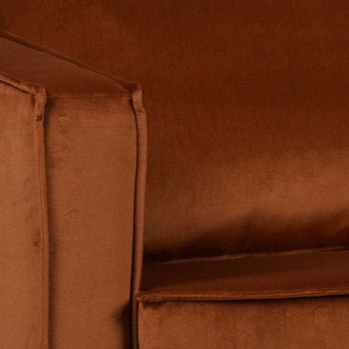 WOOOD Rodeo Daybed Links - Velvet - Roest