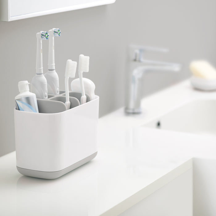 Joseph Joseph Easy-Store Tandenborstelhouder Groot - Wit / Grijs
