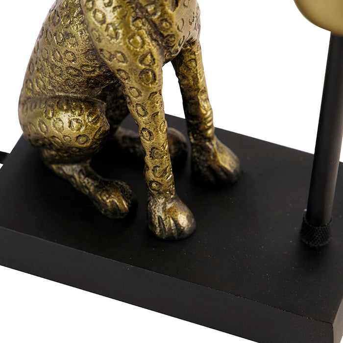 QAZQA Tafellamp animal-tl - Goud|messing - Landelijk - L 150mm