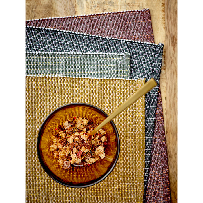 Södahl Sparkle Placemat 33 x 48 cm - Zwart - 2 st.