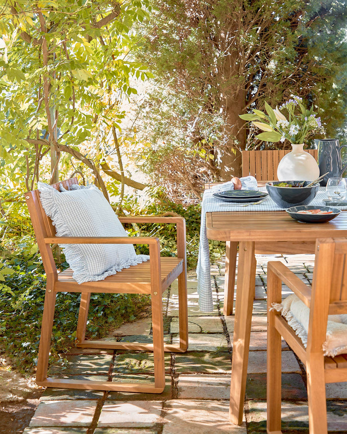 Kave Home - Vilma uittrekbare tafel voor buiten in massief acaciahout