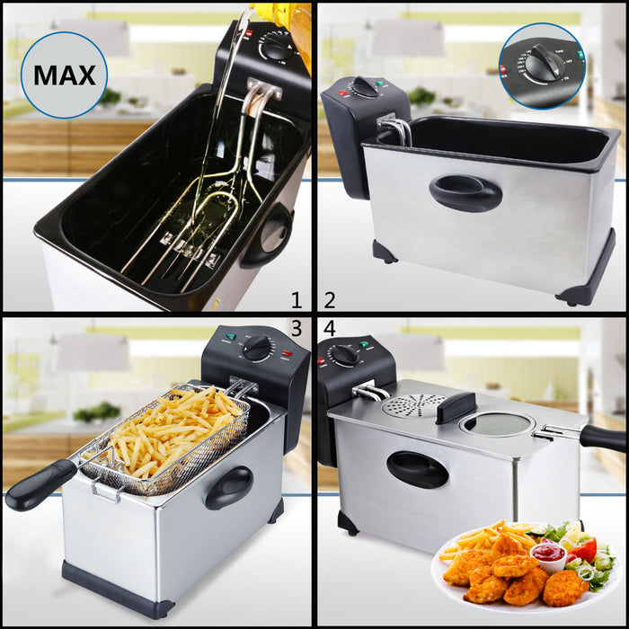 Aigostar Ushas 30HEZ - Frituurpan - RVS