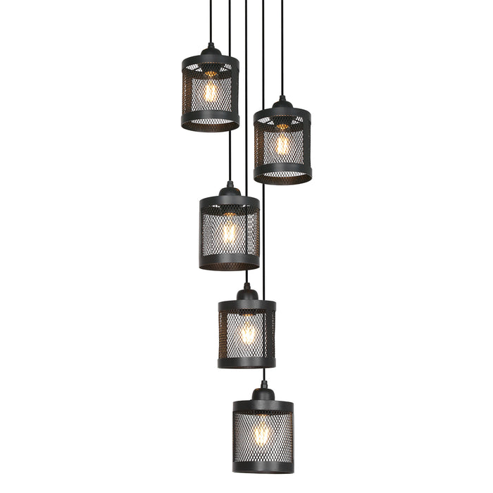 Light & Living Hanglamp Laetitia - Zwart - Ø25cm - 5L