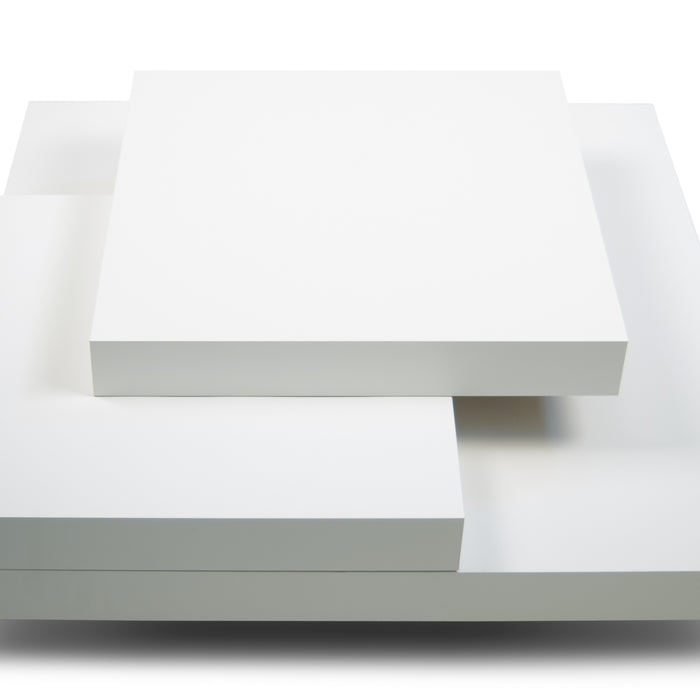 TemaHome Salontafel Slate - L90 X B90 X H30 Cm - Mat Wit