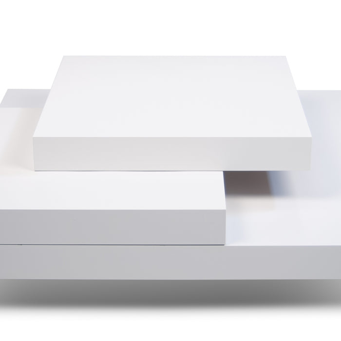 TemaHome Salontafel Slate - L90 X B90 X H30 Cm - Mat Wit