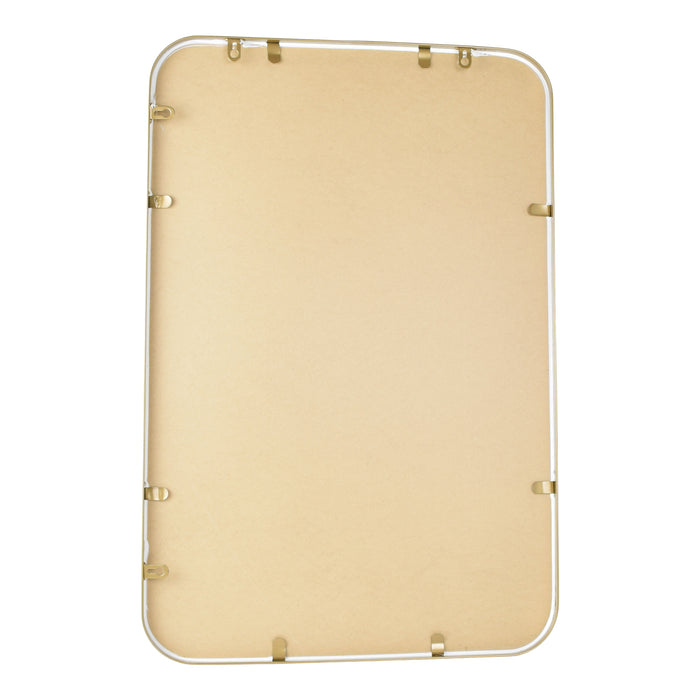 Fragix Boston Spiegel Rechthoekig - Goud - Metaal - 90x60