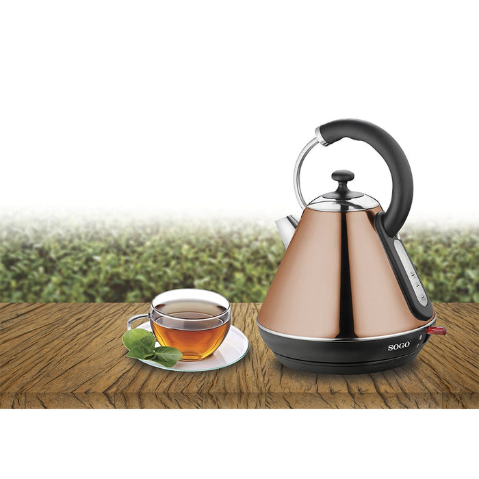 Sogo Retro Waterkoker - Brons - 1.8L