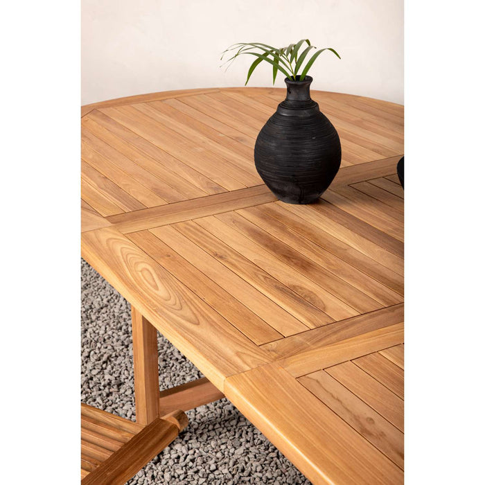 Venture Home Kenya Ovale eettafel 75 x 180 x 120 - Natuur