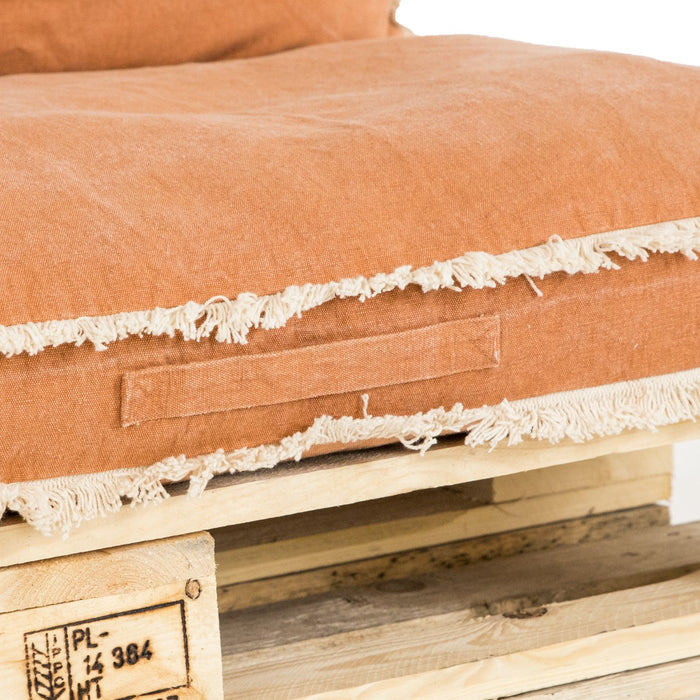 Unique Living Palletkussen Mare Steenrood - 120 x 80 cm