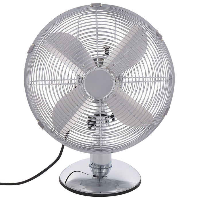 Beliani - WENSUM - Ventilator - Zilver - 35 cm - Metaal