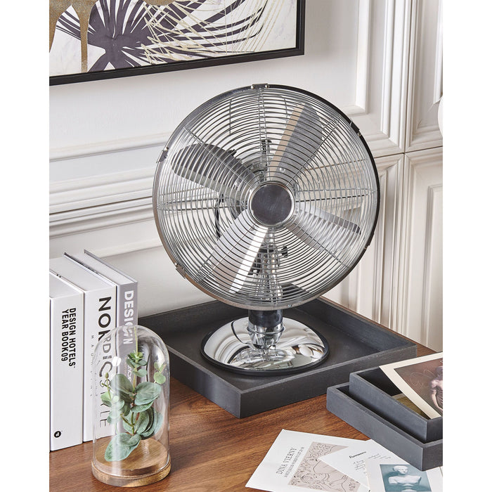 Beliani - WENSUM - Ventilator - Zilver - 35 cm - Metaal
