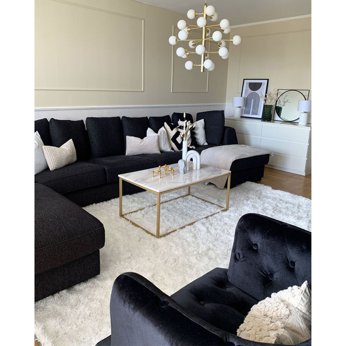 Beliani - CIDE - Shaggy vloerkleed - Wit - 200 x 300 cm - Polyester