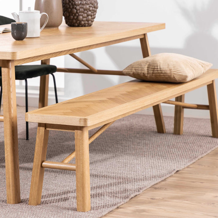 by fonQ Tekla Eetkamerbank - Oak