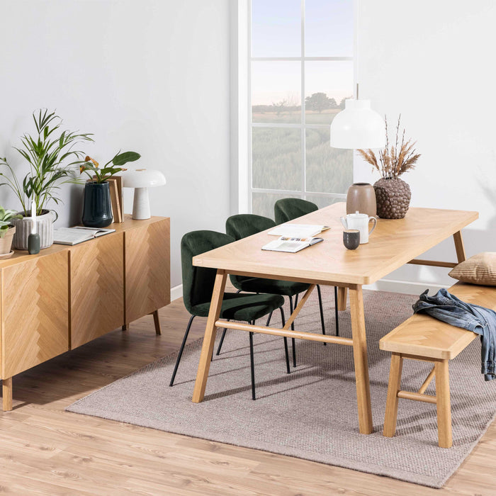 by fonQ Tekla Eetkamerbank - Oak