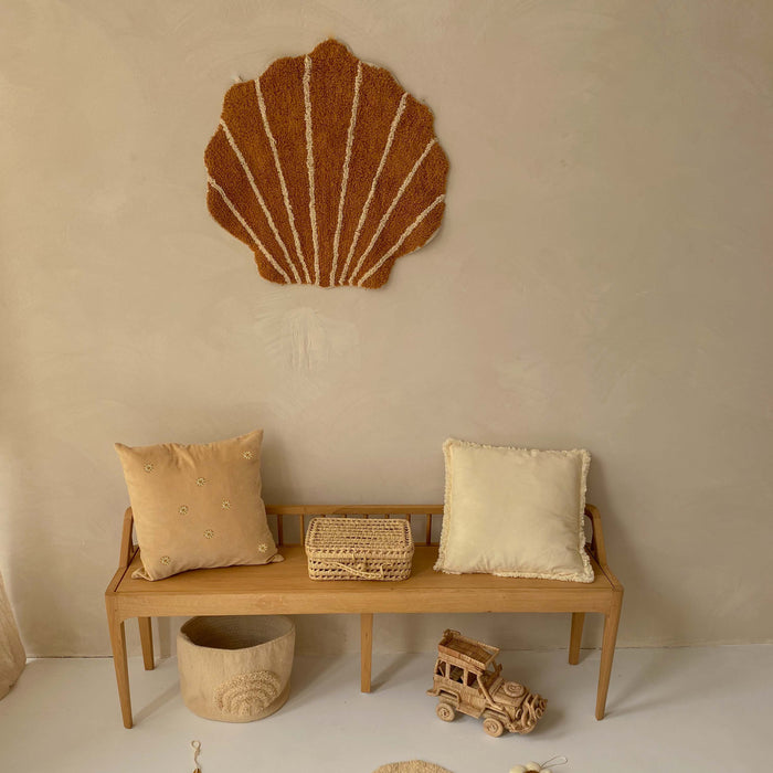 Á la Velvet Daisies Sierkussen - Sand