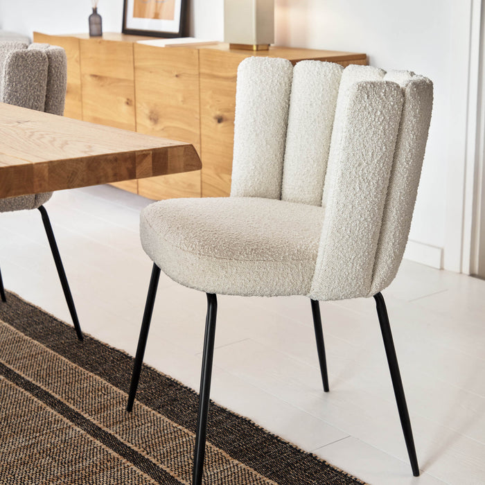 Kave Home Aniela Eetkamerstoel - Wit